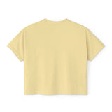 Beauty Is the Expectation Boxy Tee in Butter Color | Pretty & Petty | Pretty and Petty