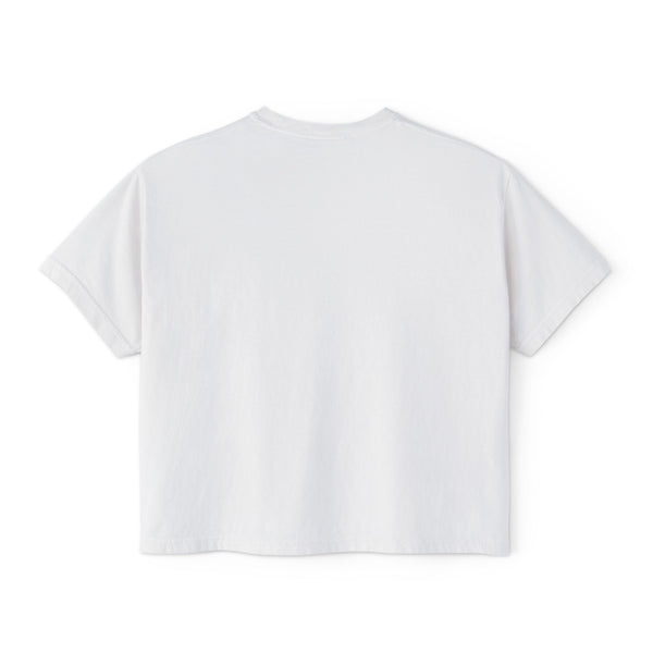 Beauty Is the Expectation Boxy Tee in White Color | Pretty & Petty | Pretty and Petty