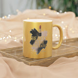 Beauty Is The Expectation Metallic Mug in Gold Color | Pretty & Petty| Pretty and Petty