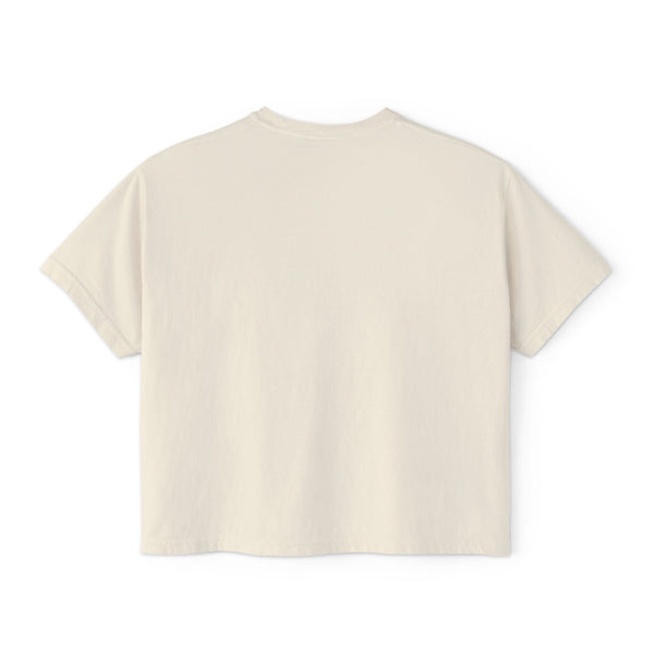 Beauty Is the Expectation Boxy Tee in Ivory Color | Pretty & Petty | Pretty and Petty