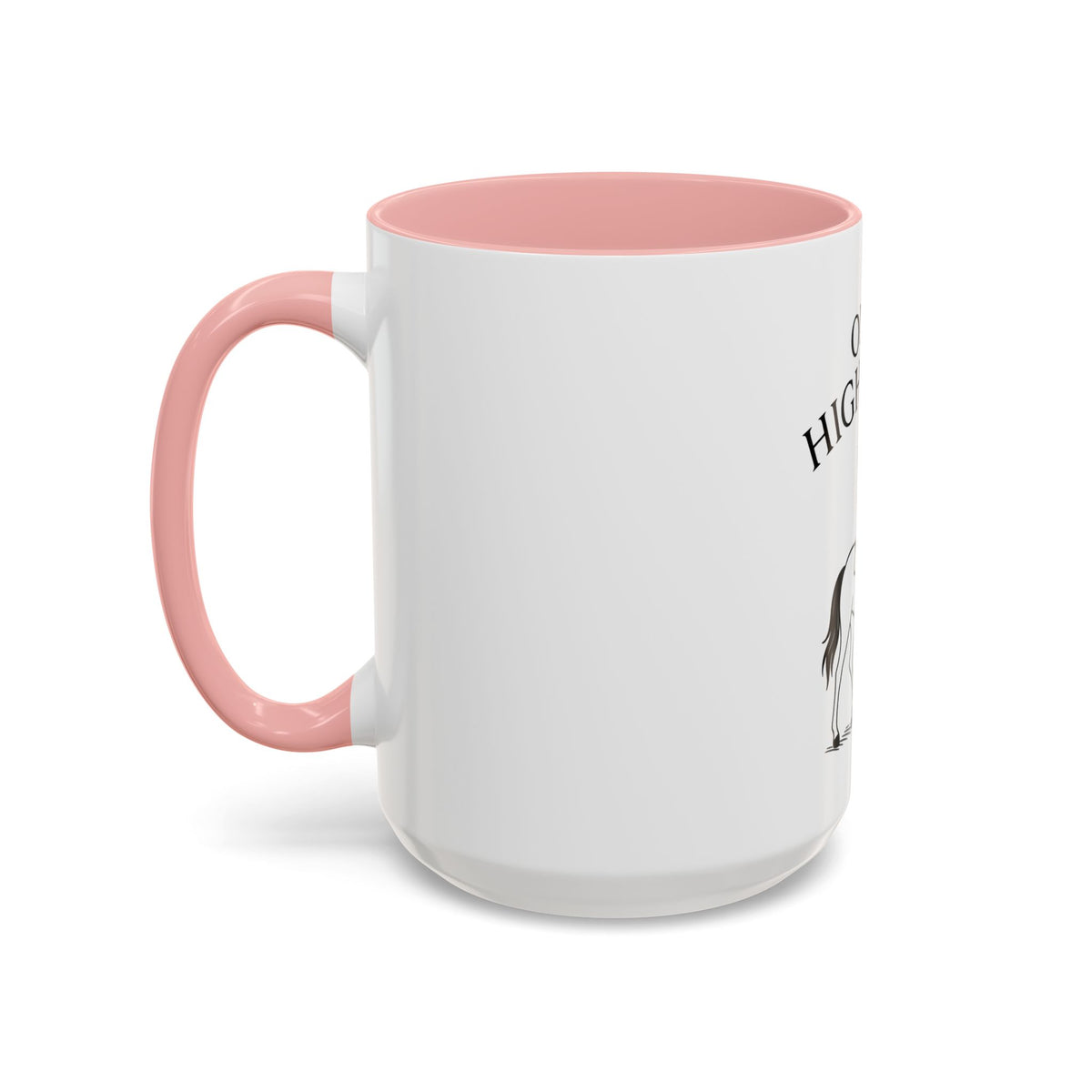 On My High Horse Coffee Mug in Pink Color | Pretty & Petty | Pretty and Petty
