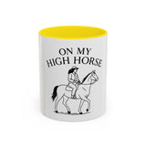 On My High Horse Coffee Mug in Yellow Color | Pretty & Petty | Pretty and Petty