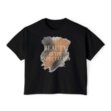 Beauty Is the Expectation Boxy Tee in Black Color | Pretty & Petty | Pretty and Petty